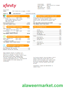 San Francisco Xfinity Comcast utility business bill SCR page 2
